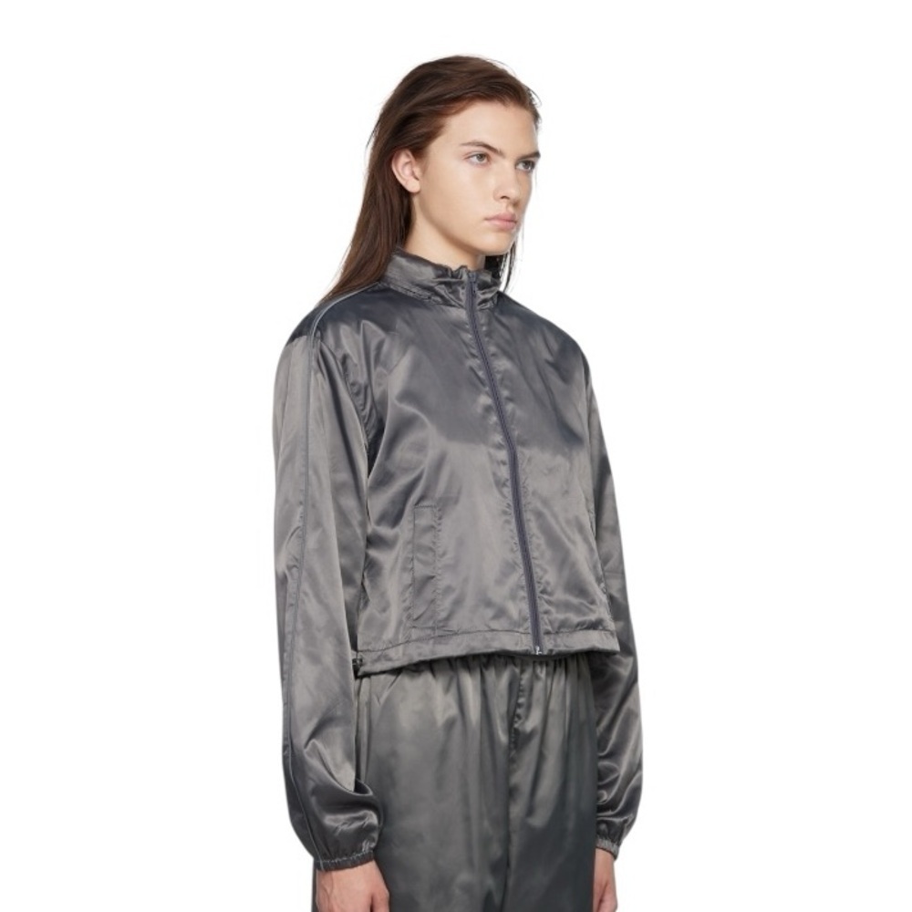 NWOT‼️ SKIMS Utility Sport Zip Up Jacket in Gunmetal Size M